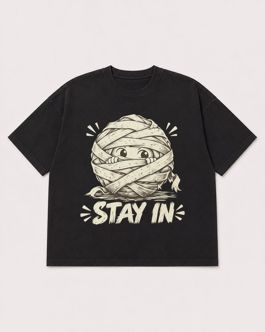 Mockup Boxy Heavyweight Tee Black product