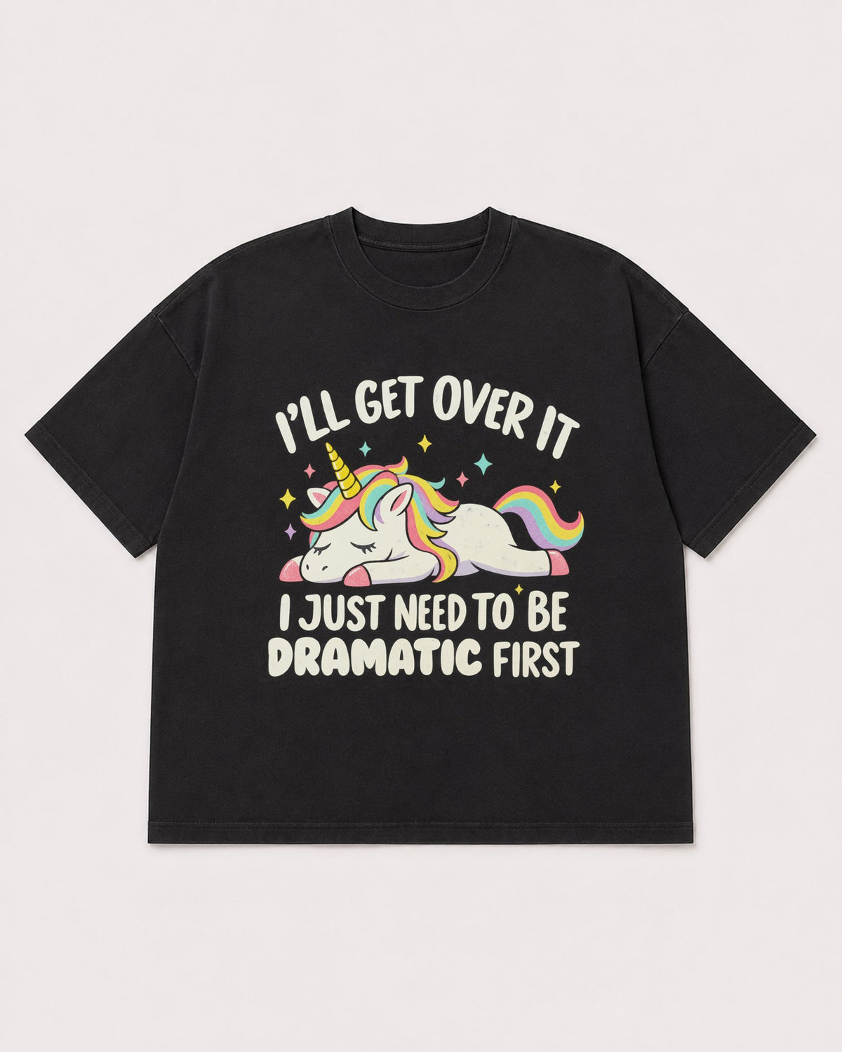 Mockup Boxy Heavyweight Tee Black product