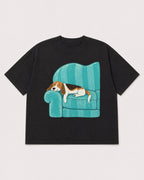 Mockup Boxy Heavyweight Tee Black product