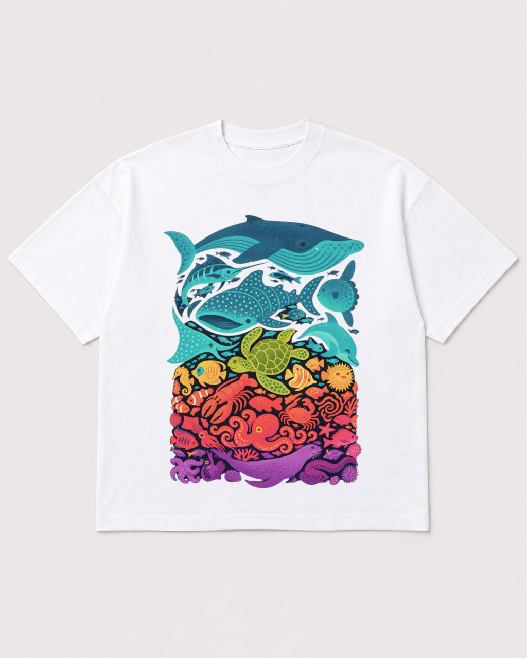 Mockup Boxy Heavyweight Tee White product