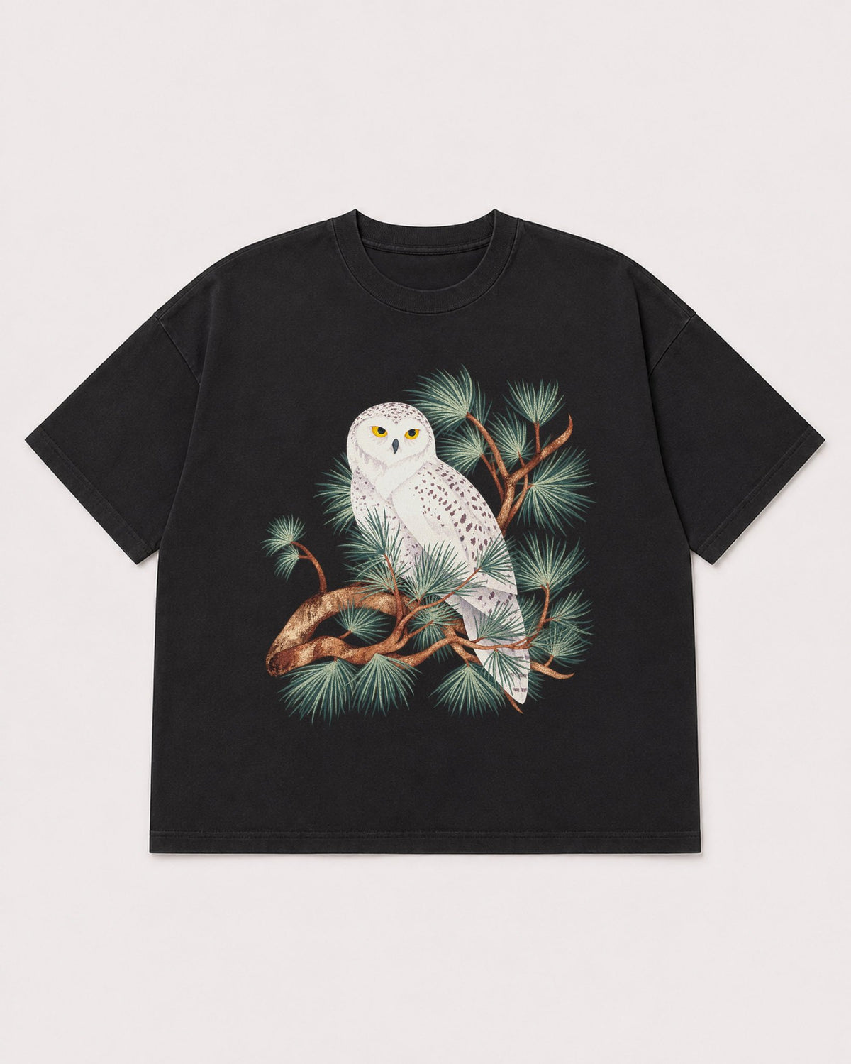 Mockup Boxy Heavyweight Tee Black product