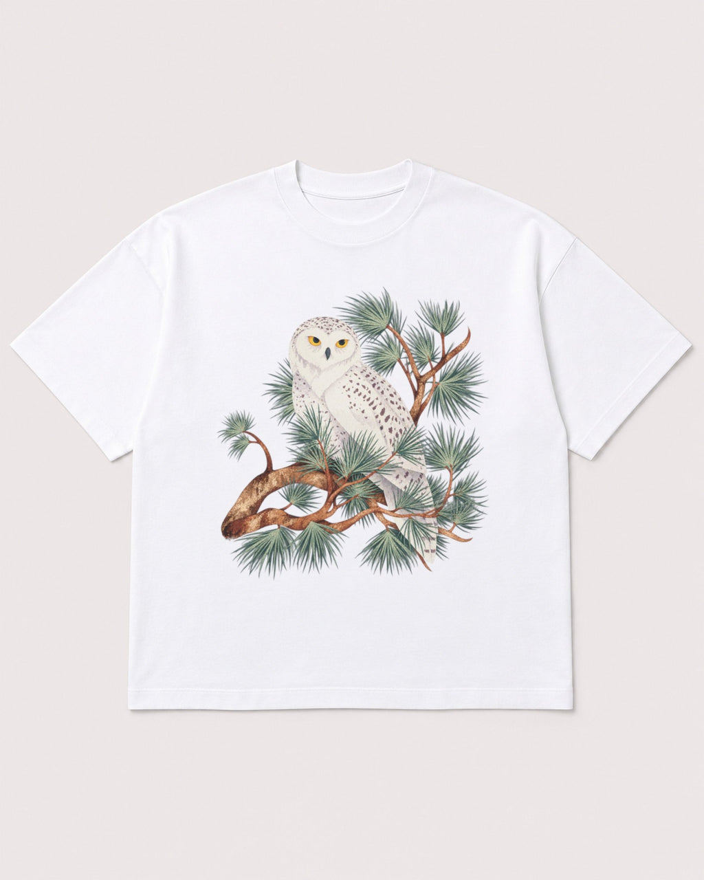 Mockup Boxy Heavyweight Tee White product