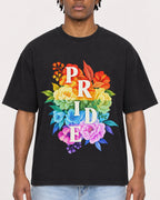 Mockup Boxy Heavyweight Tee Black male close-up 05