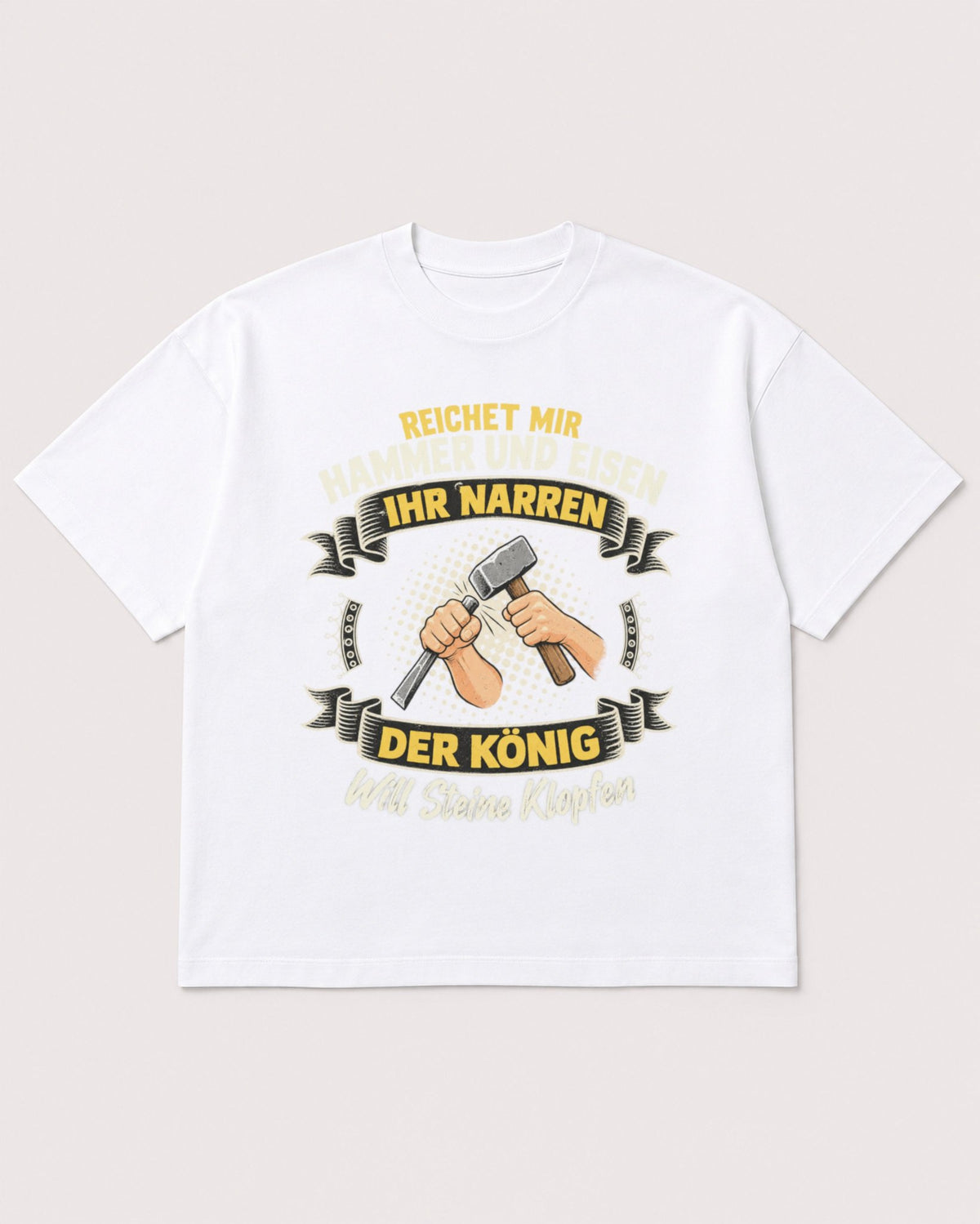 Mockup Boxy Heavyweight Tee White product