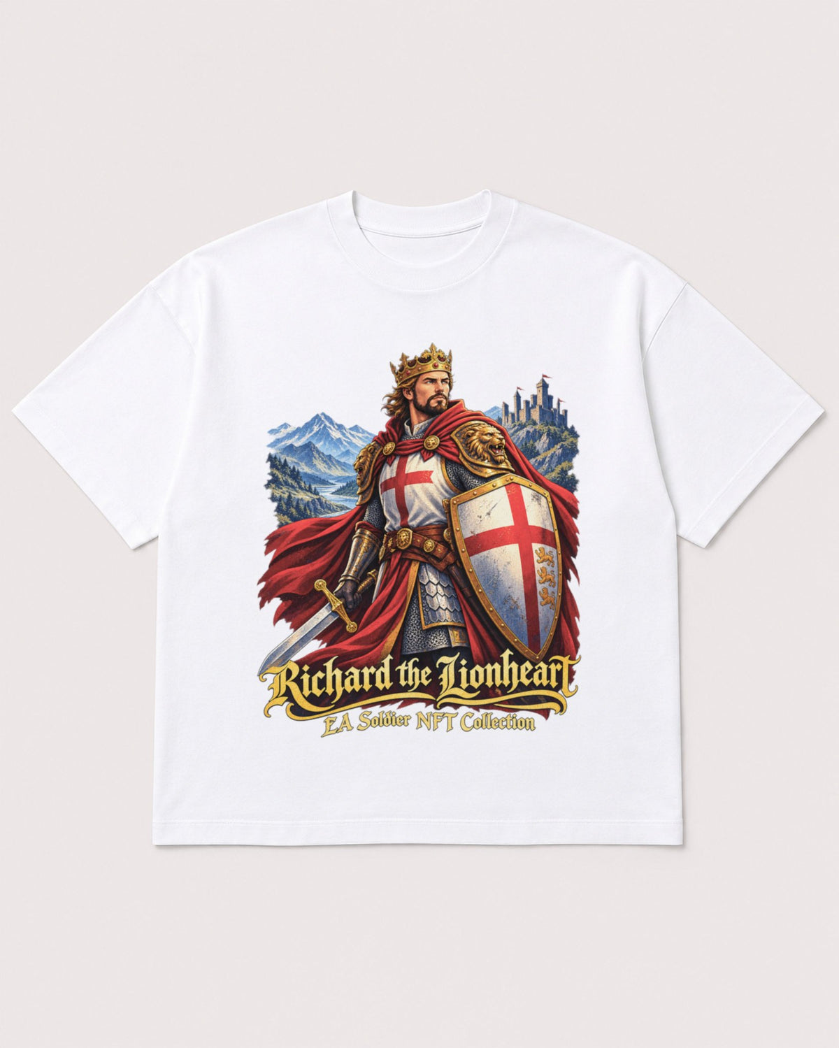 Mockup Boxy Heavyweight Tee White product