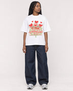 Mockup Boxy Heavyweight Tee White female full-body 04
