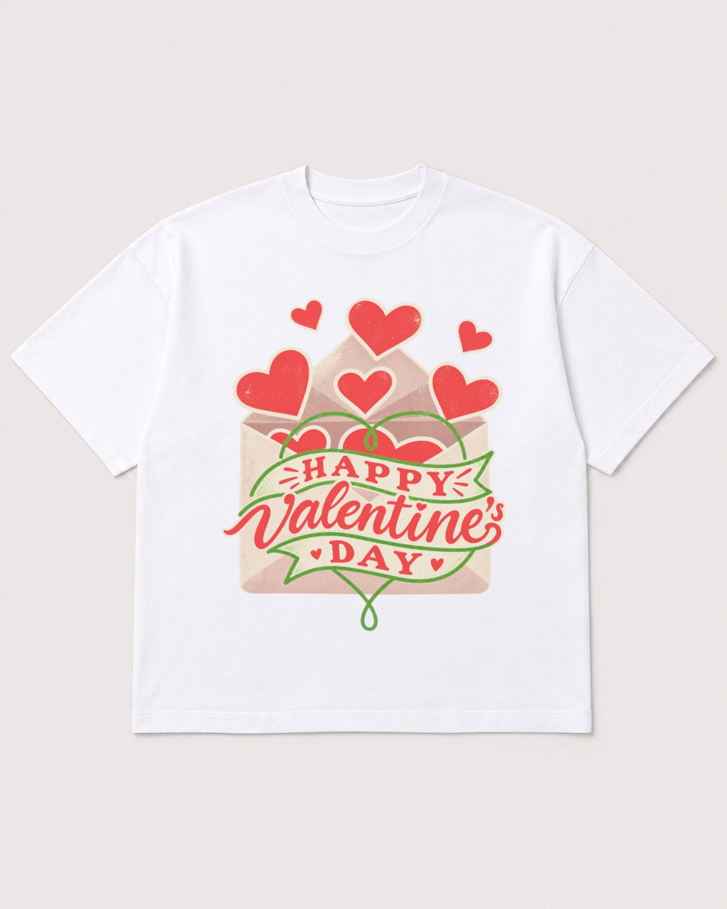 Mockup Boxy Heavyweight Tee White product