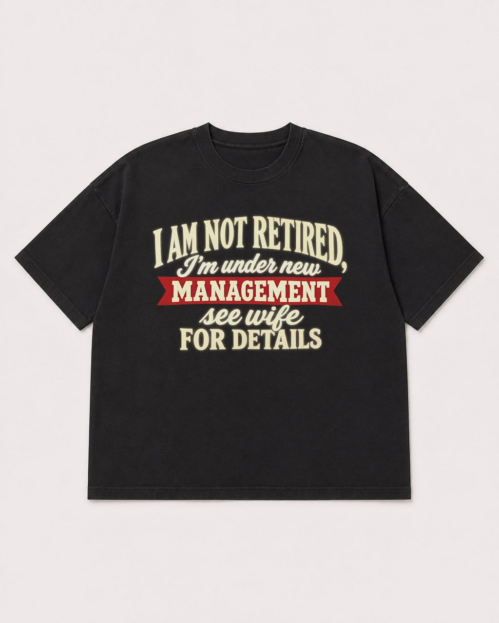 Mockup Boxy Heavyweight Tee Black product