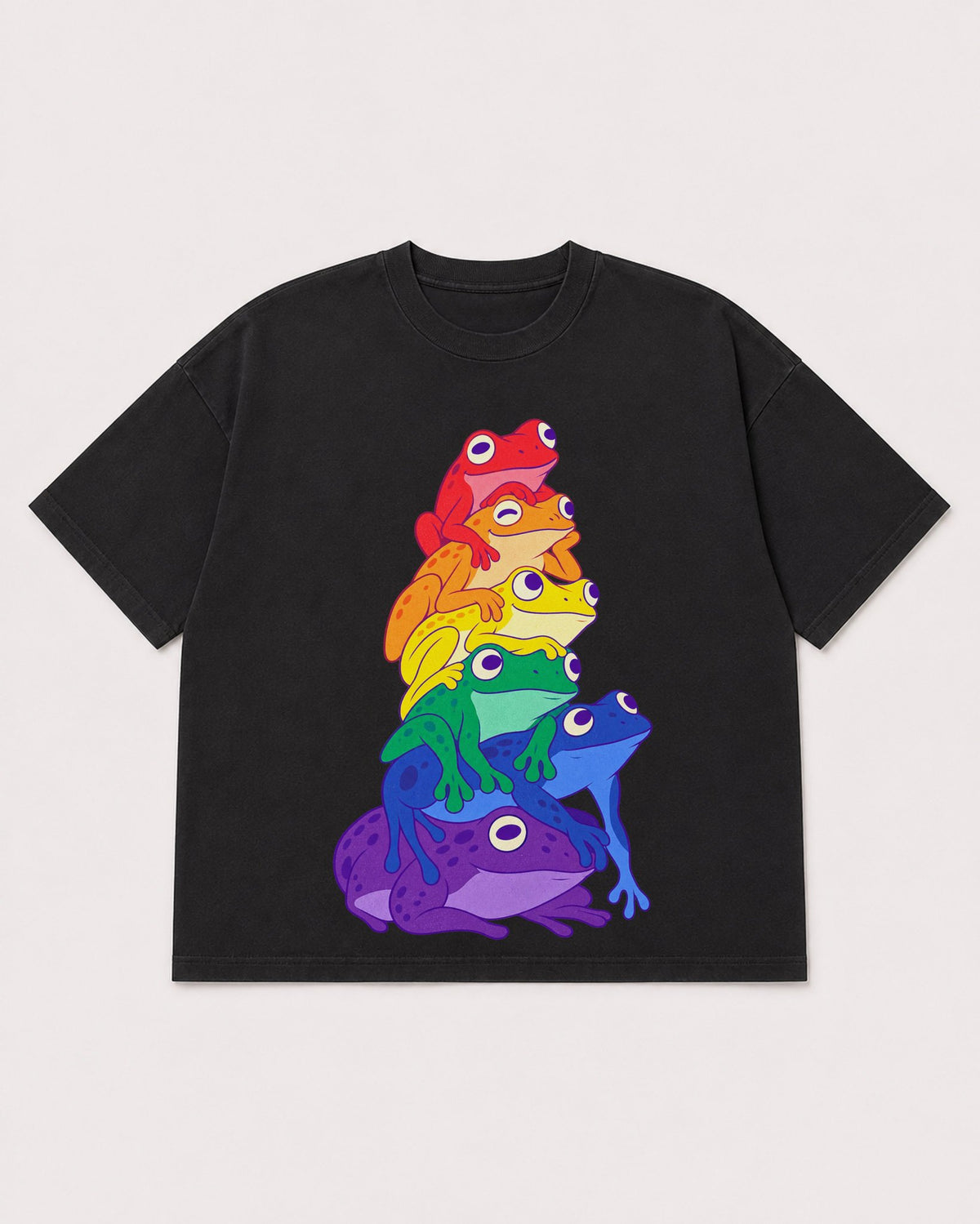 Mockup Boxy Heavyweight Tee Black product