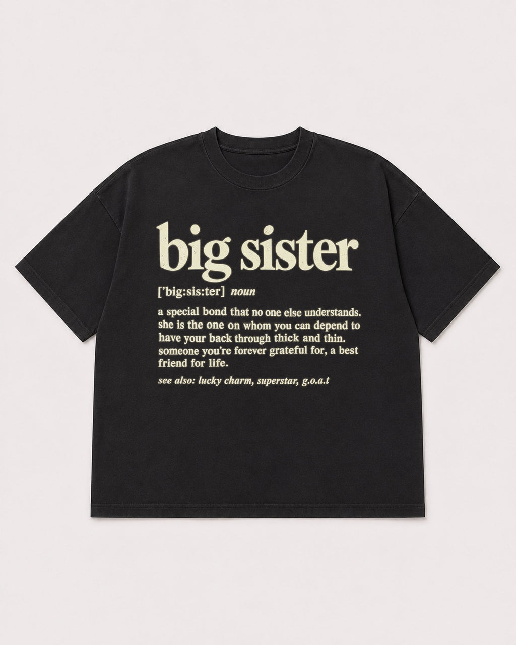 Mockup Boxy Heavyweight Tee Black product