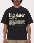 Mockup Boxy Heavyweight Tee Black male close-up 04
