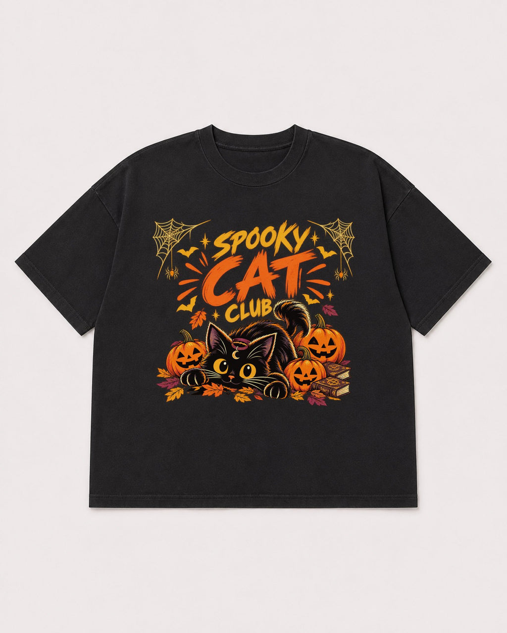Mockup Boxy Heavyweight Tee Black product