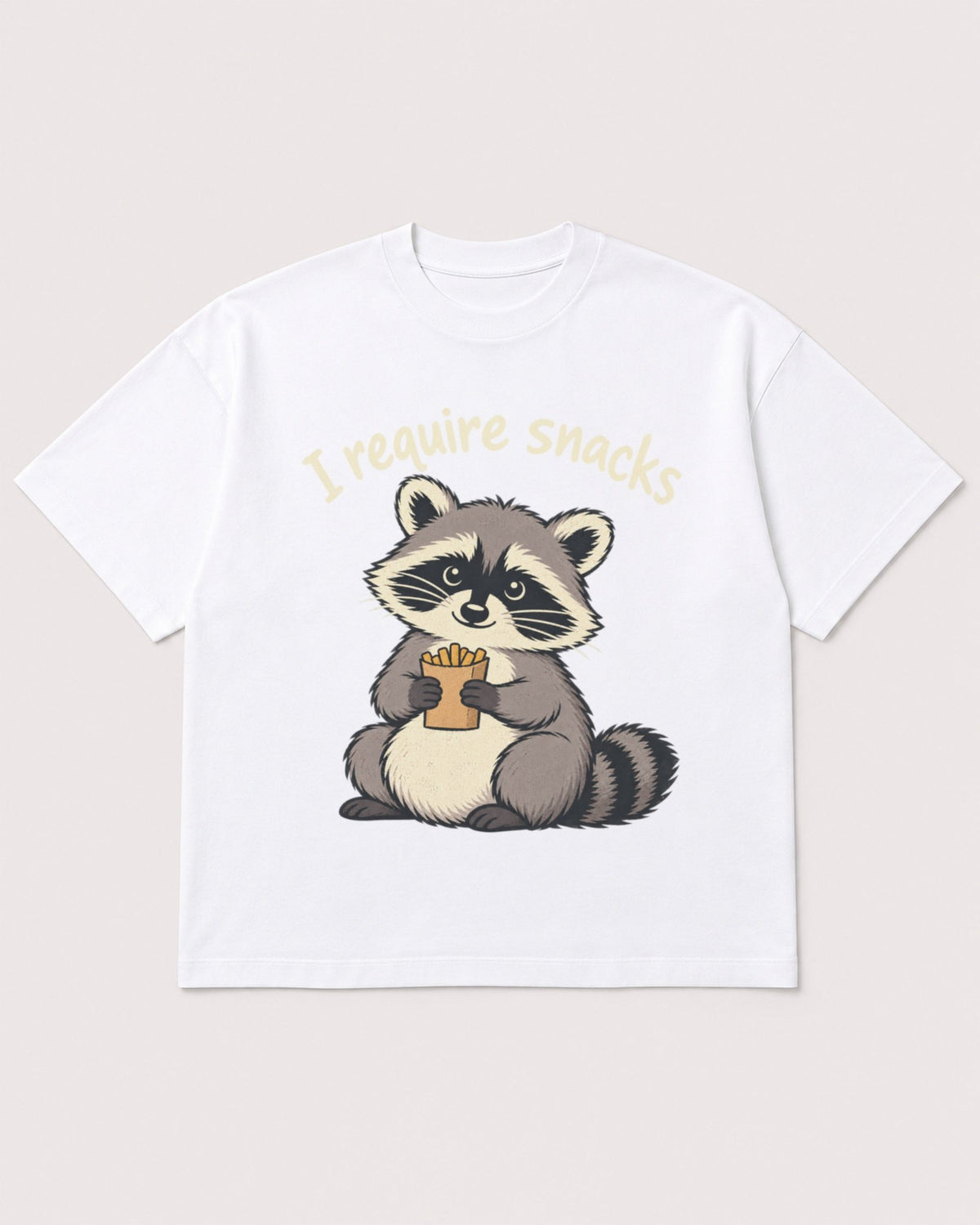 Mockup Boxy Heavyweight Tee White product