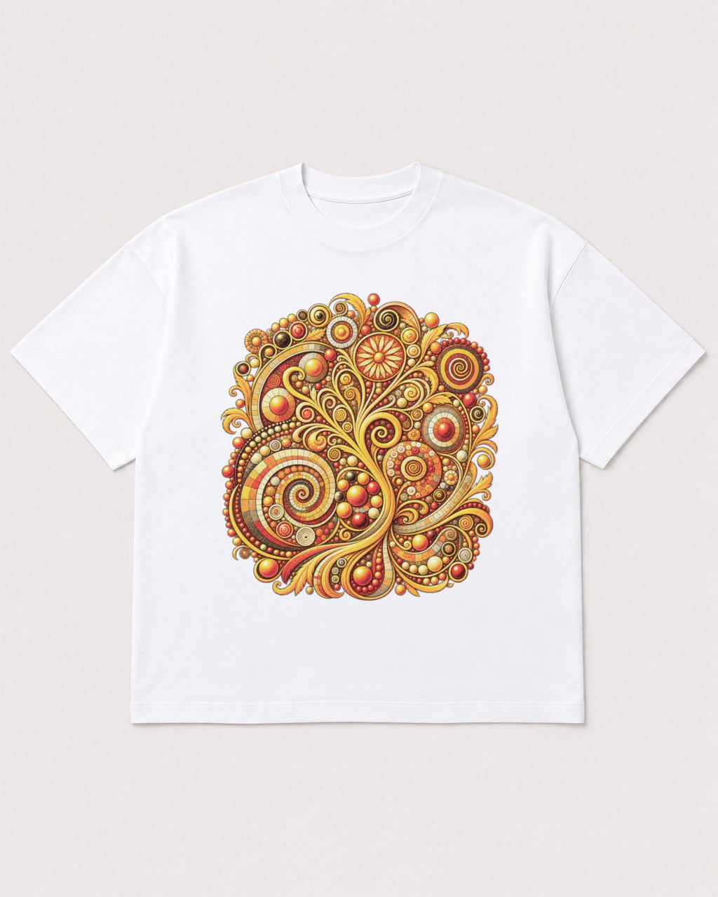 Mockup Boxy Heavyweight Tee White product