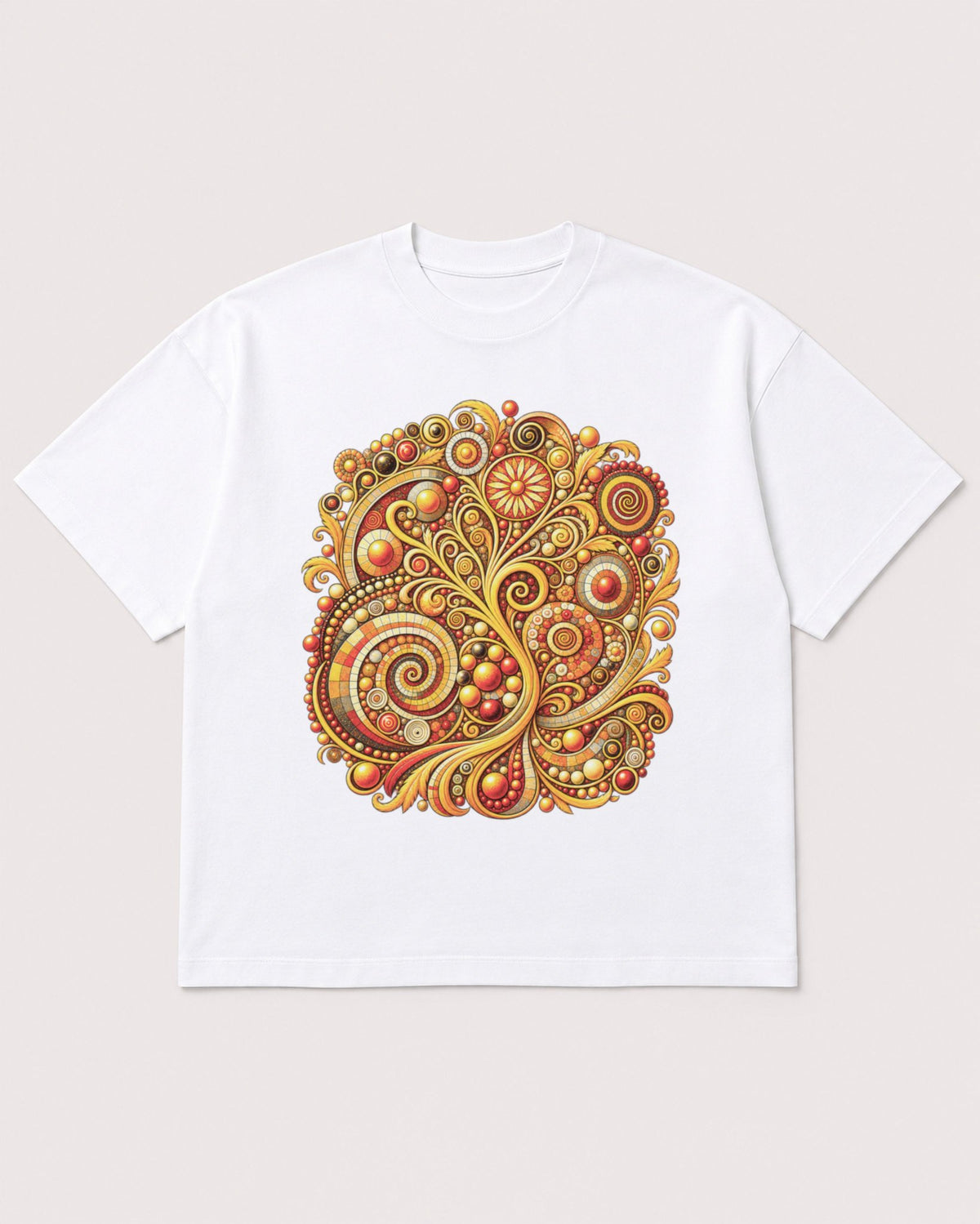 Mockup Boxy Heavyweight Tee White product