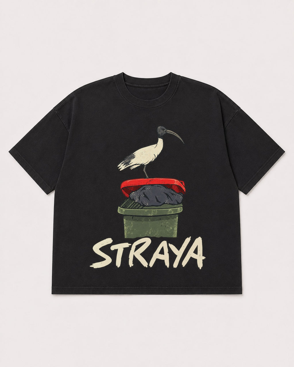 Mockup Boxy Heavyweight Tee Black product
