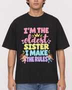 Mockup Boxy Heavyweight Tee Black male close-up 06