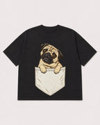 Mockup Boxy Heavyweight Tee Black product