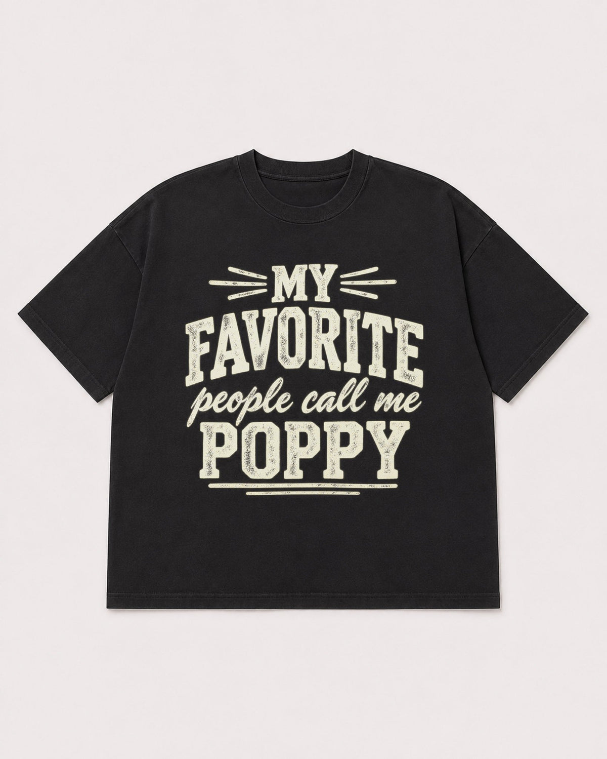 Mockup Boxy Heavyweight Tee Black product