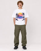 Mockup Boxy Heavyweight Tee White male full-body 09