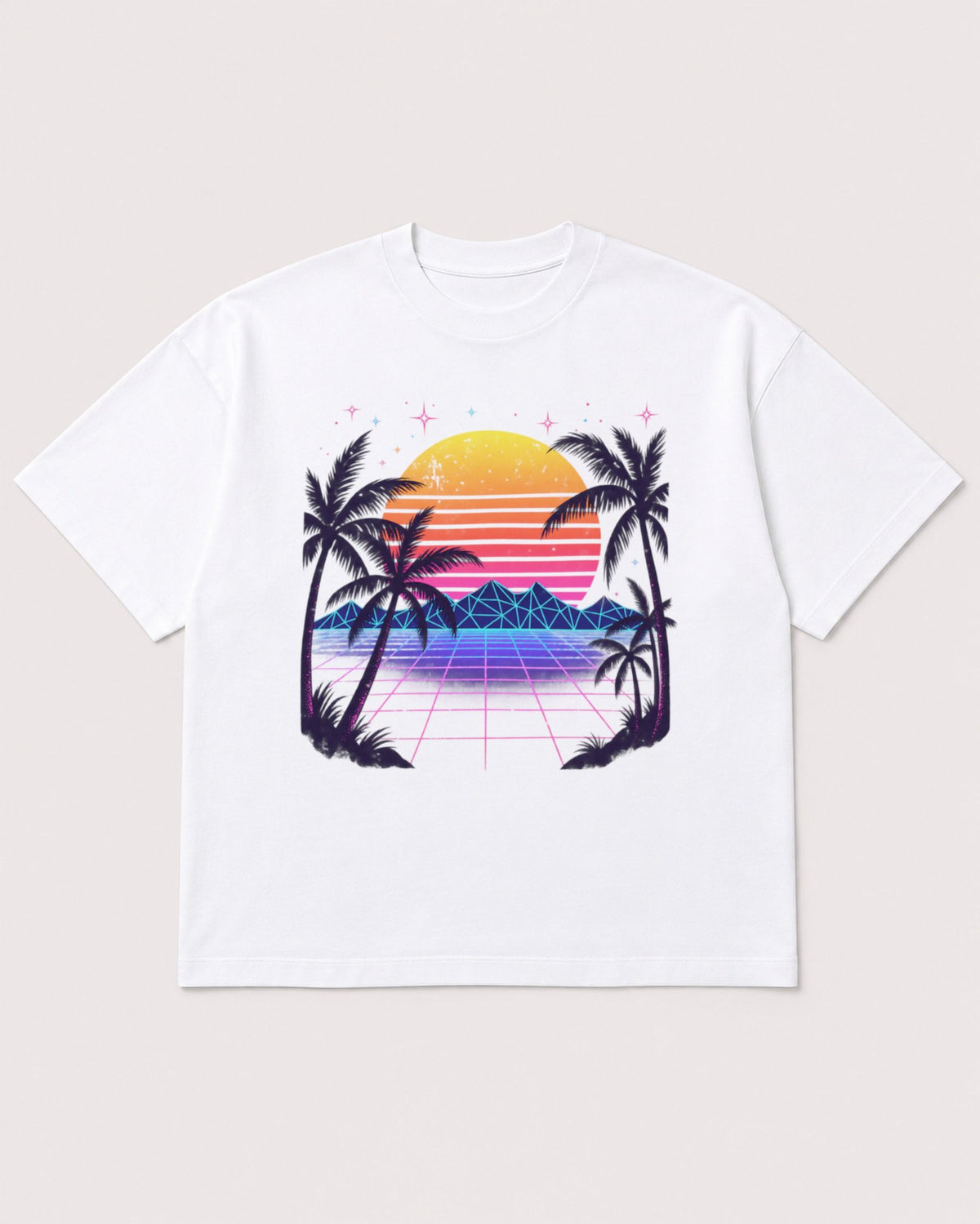 Mockup Boxy Heavyweight Tee White product