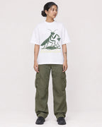 Mockup Boxy Heavyweight Tee White female full-body 12