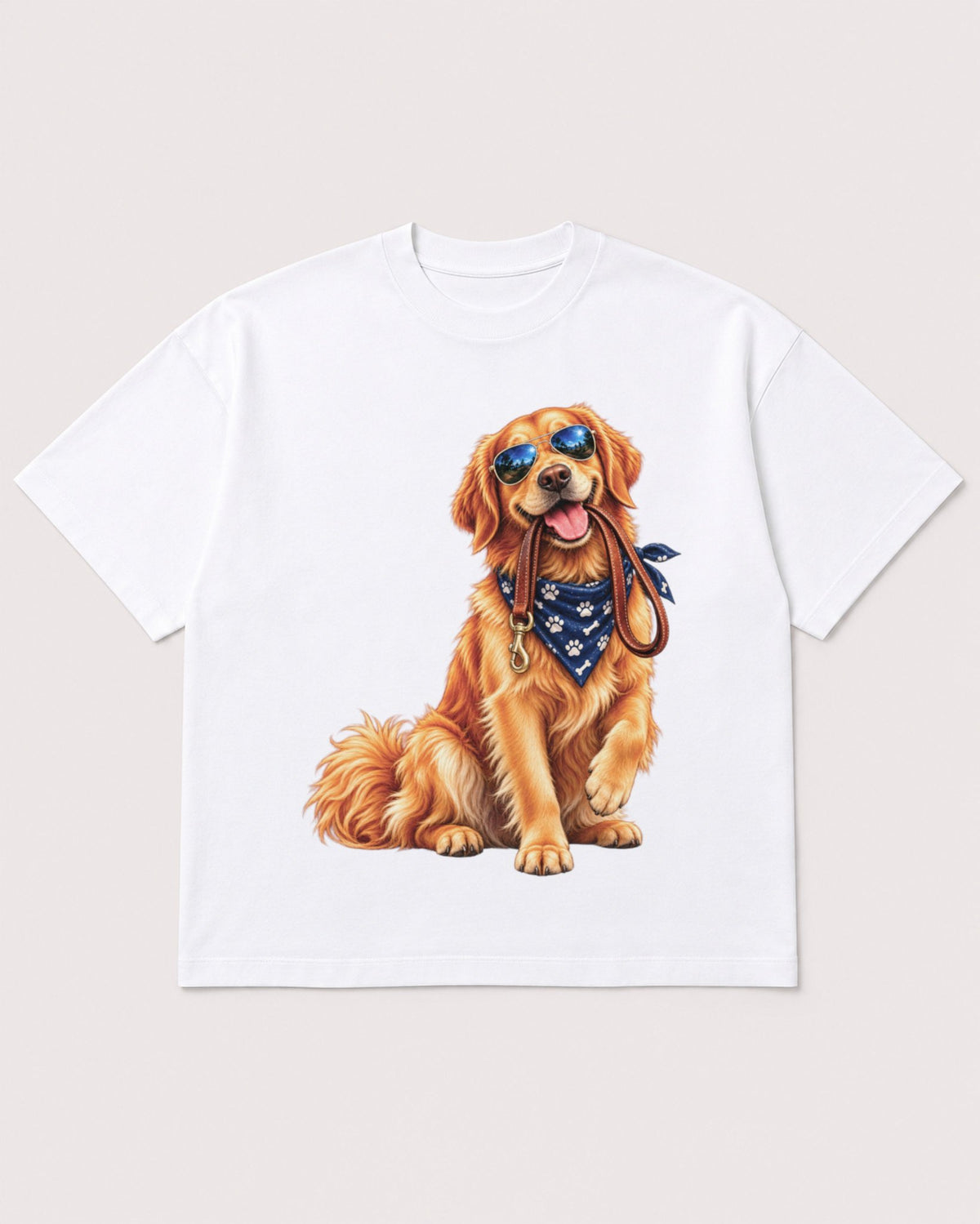 Mockup Boxy Heavyweight Tee White product