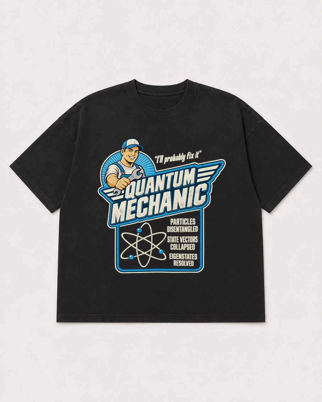 Mockup Boxy Heavyweight Tee Black product