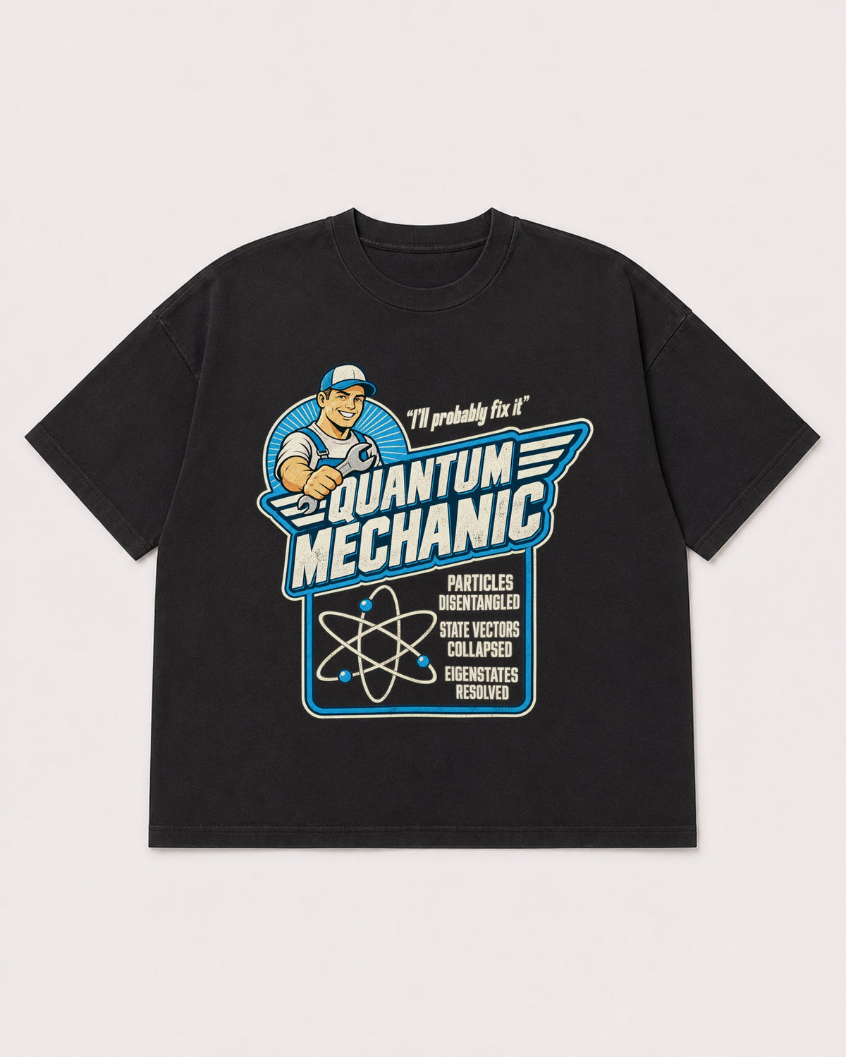 Mockup Boxy Heavyweight Tee Black product