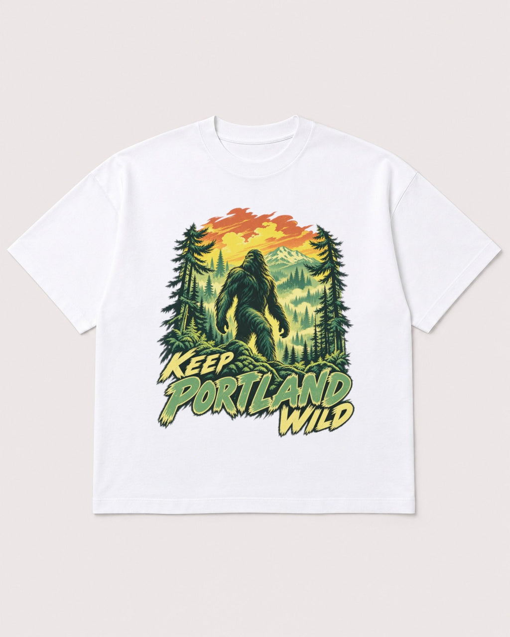 Mockup Boxy Heavyweight Tee White product
