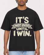 Mockup Boxy Heavyweight Tee Black male close-up 05