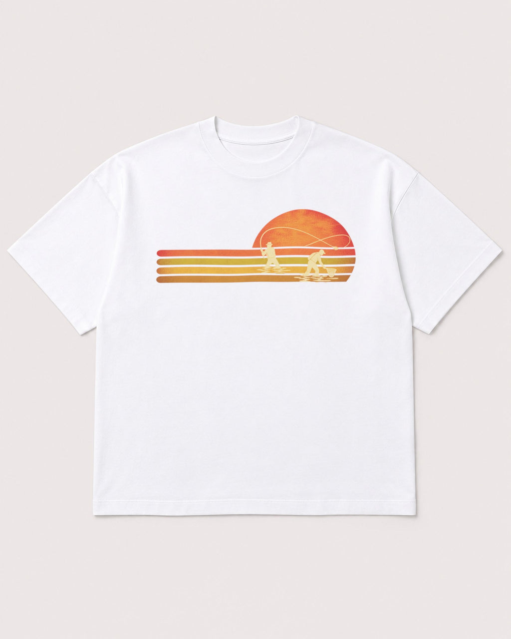 Mockup Boxy Heavyweight Tee White product