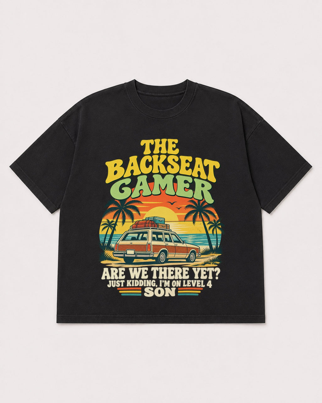 Mockup Boxy Heavyweight Tee Black product
