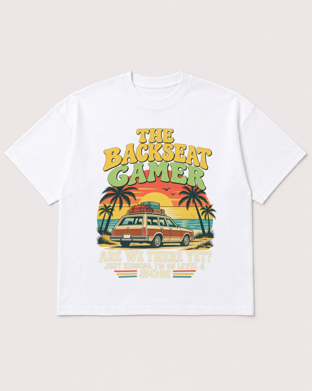 Mockup Boxy Heavyweight Tee White product