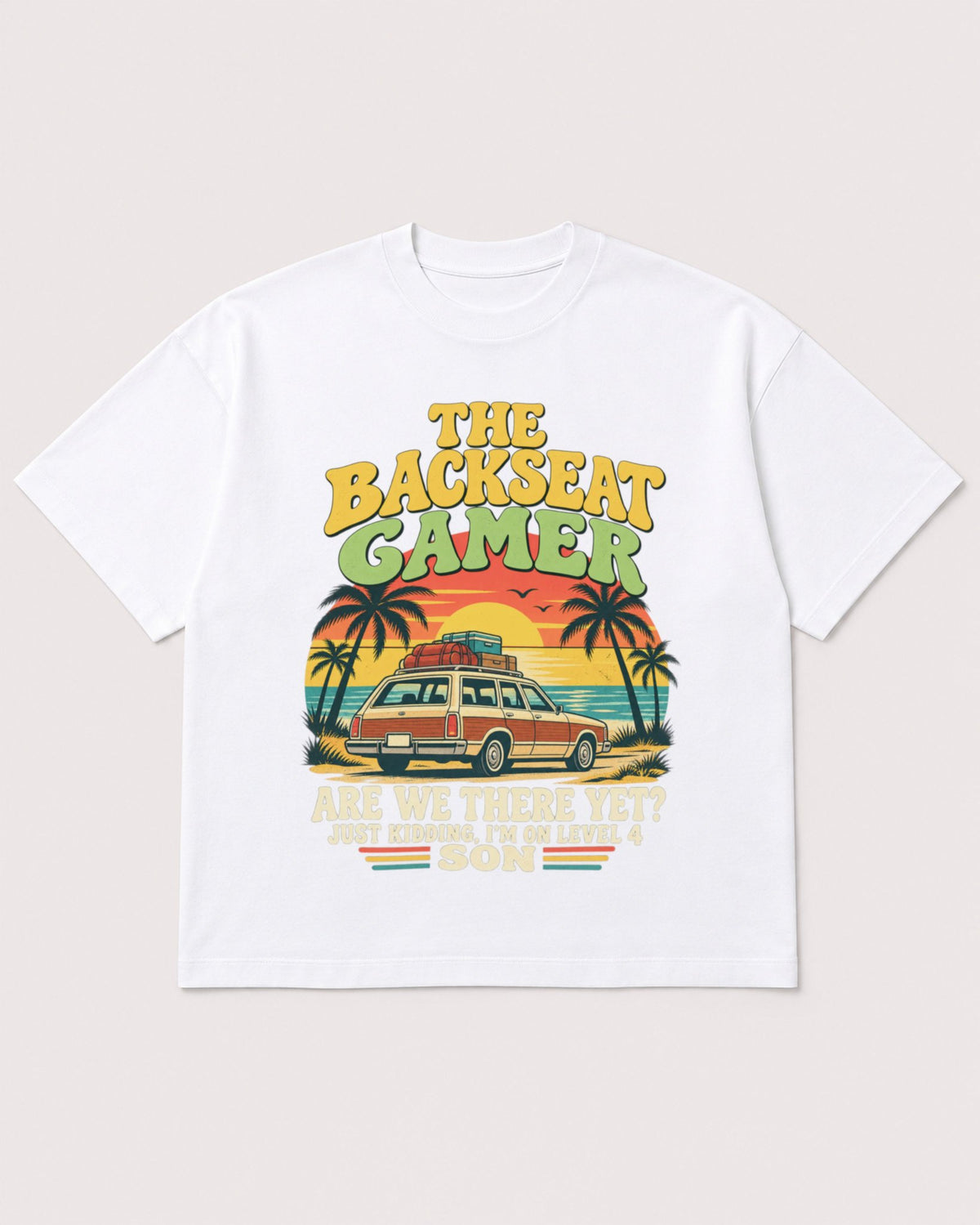 Mockup Boxy Heavyweight Tee White product