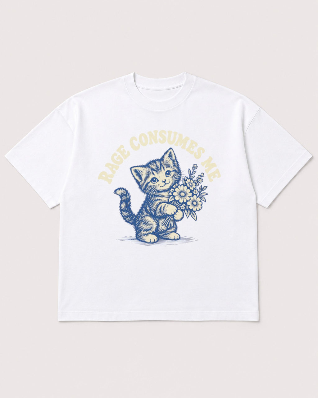 Mockup Boxy Heavyweight Tee White product
