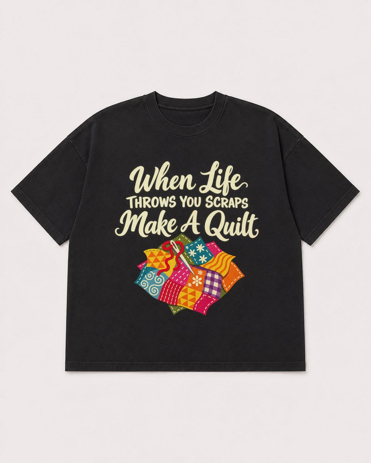 Mockup Boxy Heavyweight Tee Black product