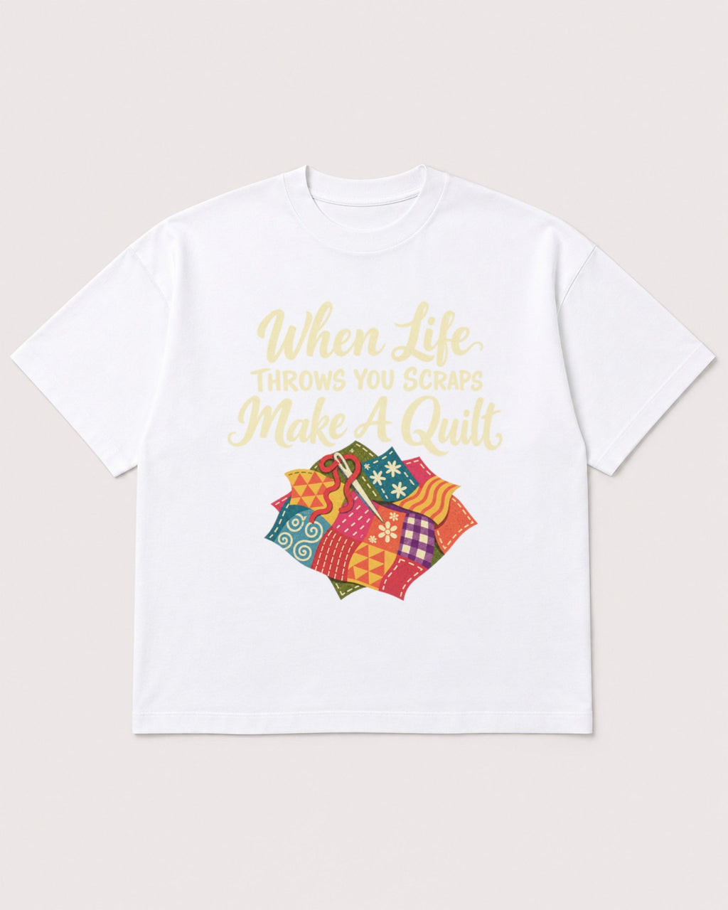 Mockup Boxy Heavyweight Tee White product