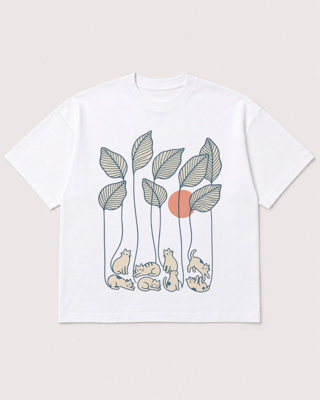 Mockup Boxy Heavyweight Tee White product