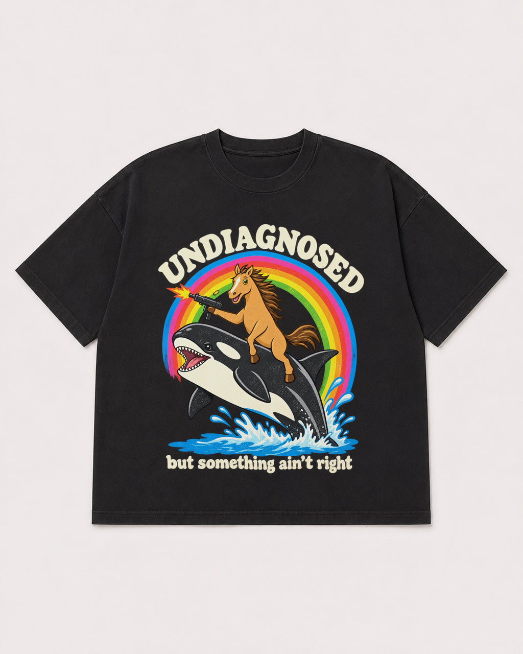 Mockup Boxy Heavyweight Tee Black product