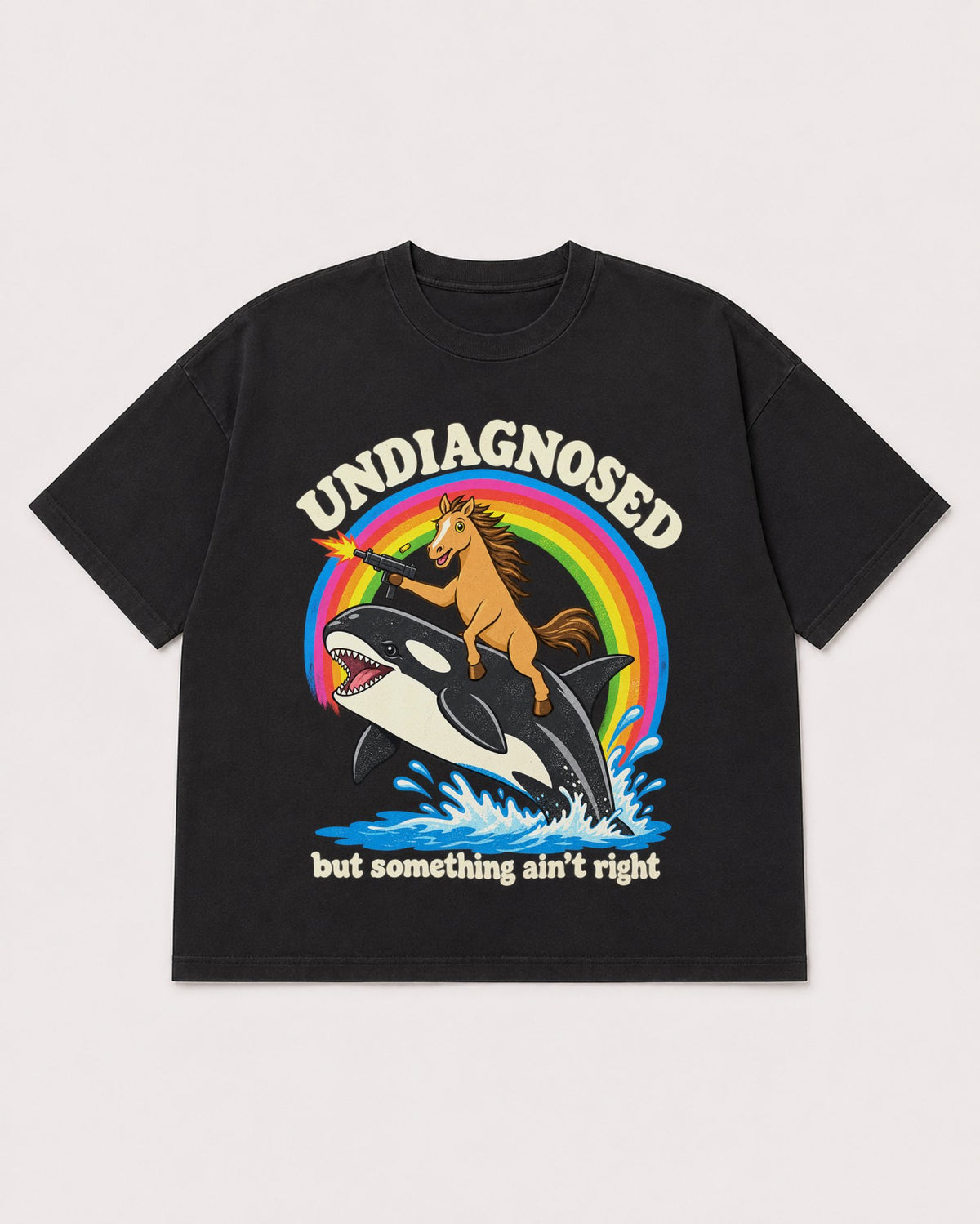 Mockup Boxy Heavyweight Tee Black product