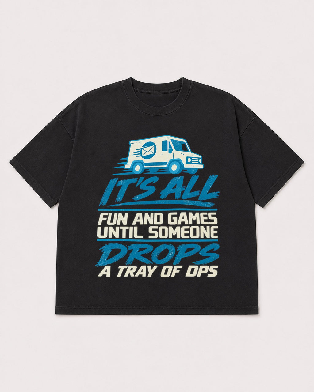 Mockup Boxy Heavyweight Tee Black product