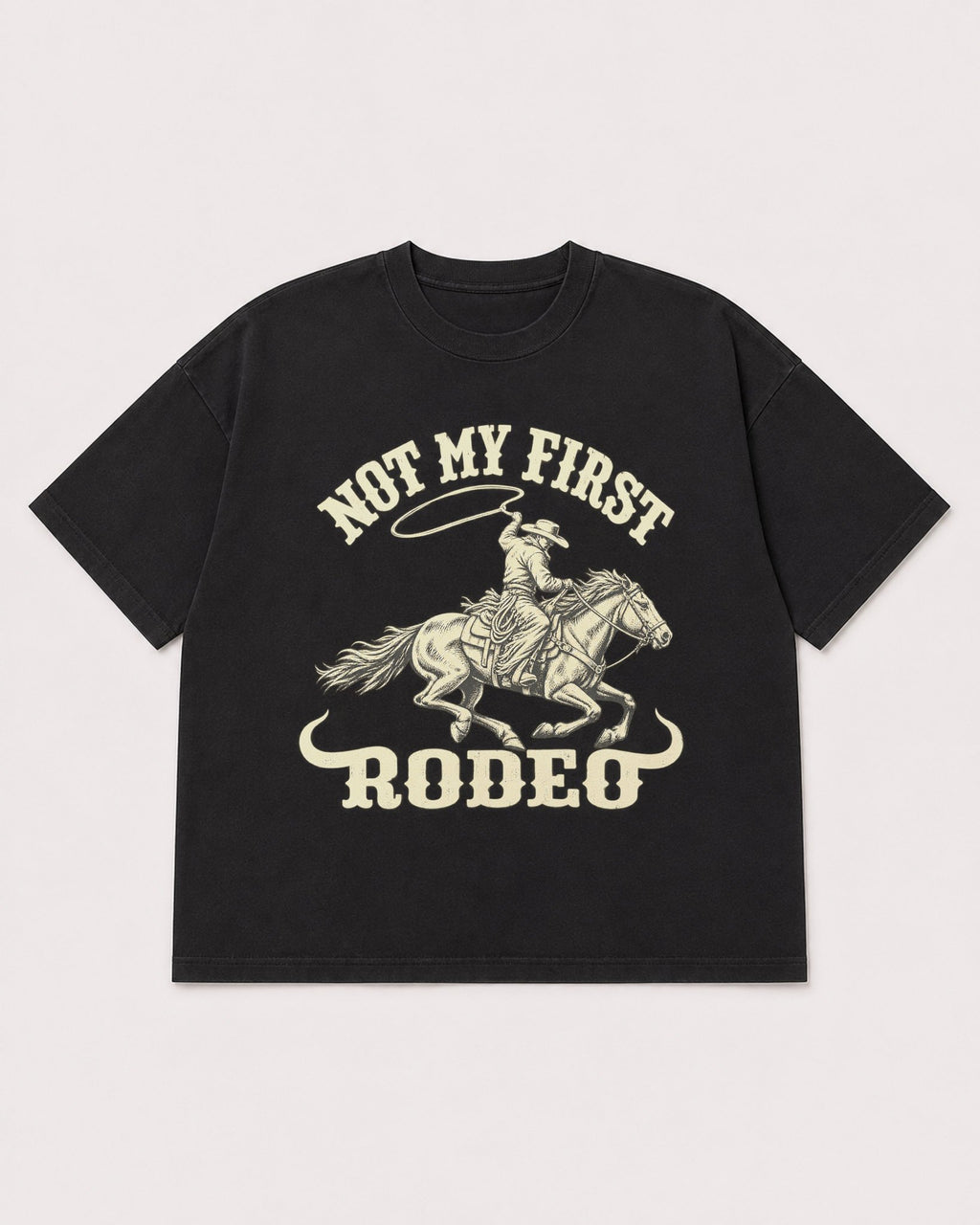 Mockup Boxy Heavyweight Tee Black product