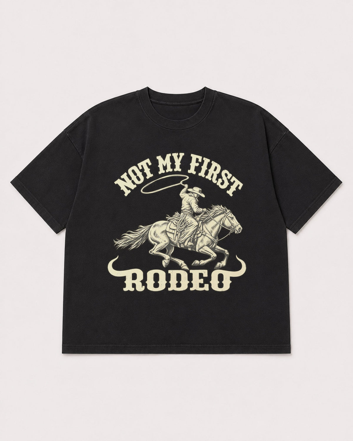 Mockup Boxy Heavyweight Tee Black product