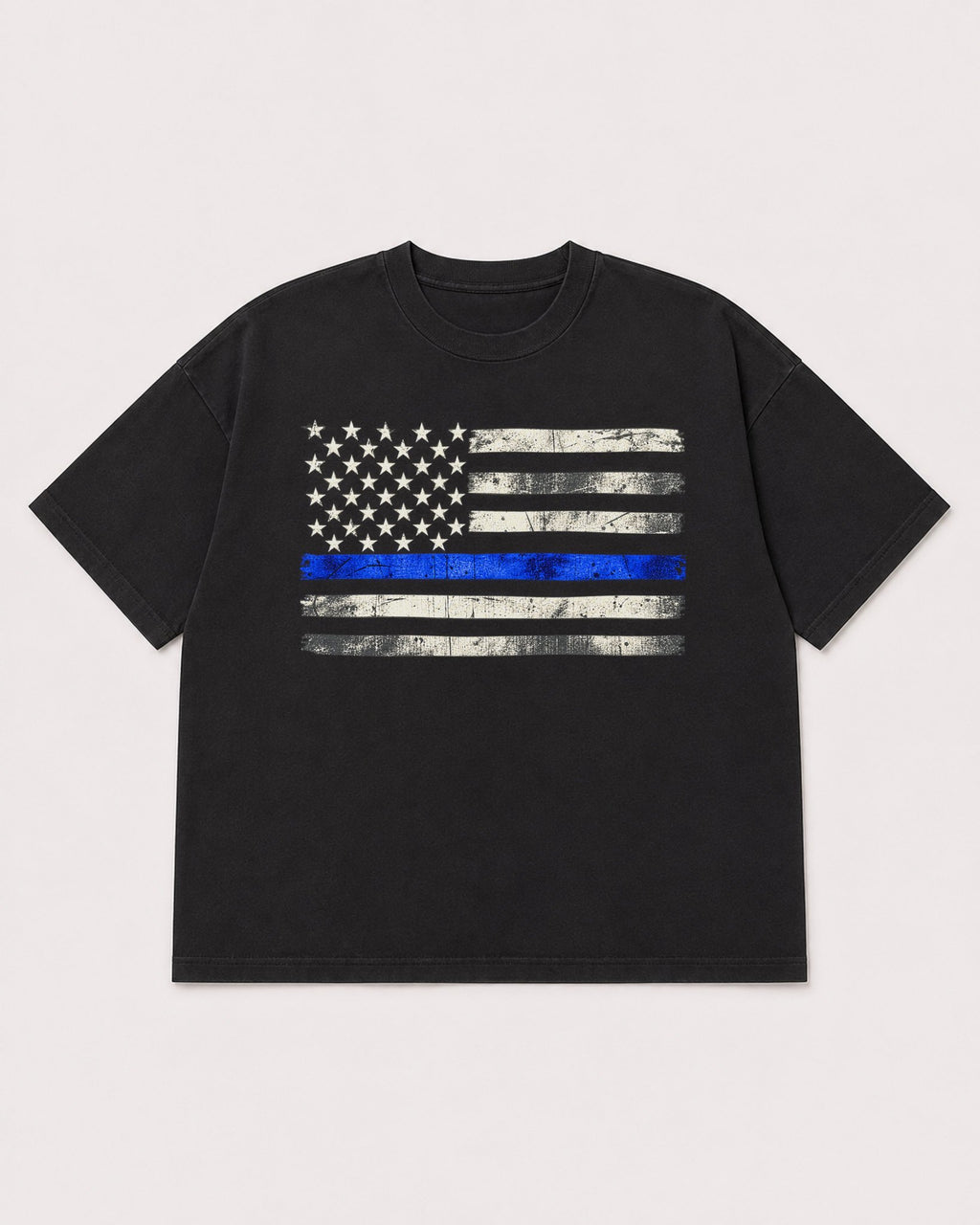 Mockup Boxy Heavyweight Tee Black product
