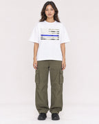 Mockup Boxy Heavyweight Tee White female full-body 02