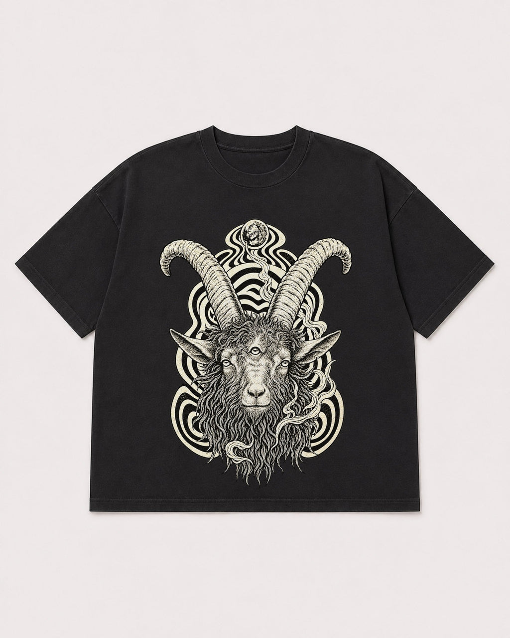 Mockup Boxy Heavyweight Tee Black product