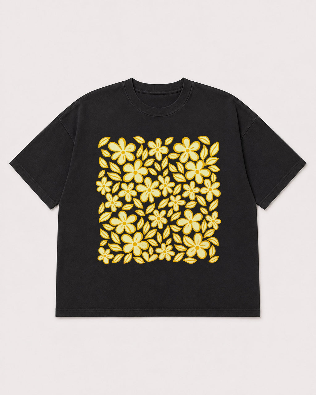 Mockup Boxy Heavyweight Tee Black product
