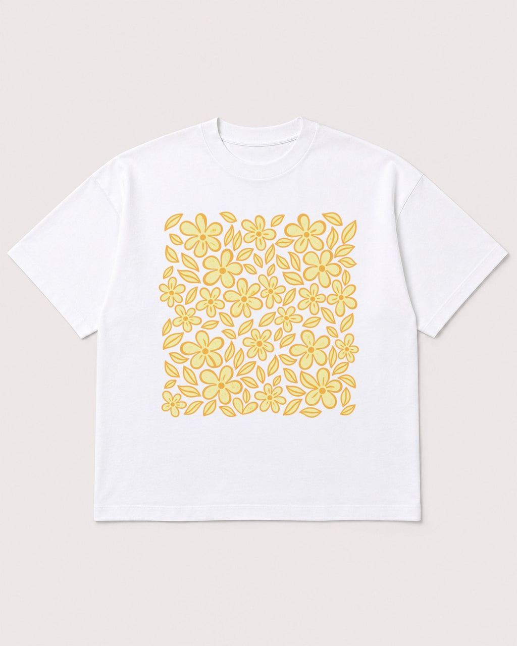 Mockup Boxy Heavyweight Tee White product