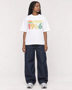 Mockup Boxy Heavyweight Tee White female full-body 04